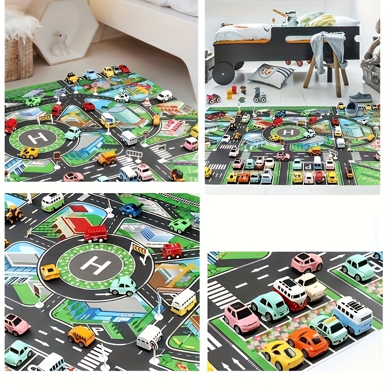 1pc, City Traffic Play Mat, La - Free Educational Games For Kids avaliação e preço