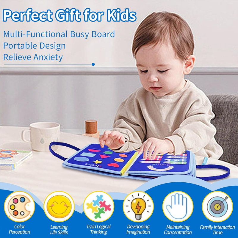 New Busy Board for Toddlers Se - Kids Education Content avaliação e preço