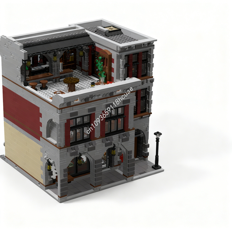 3517pcs MOC City Downtown Stor - Kids Education Store avaliação e preço