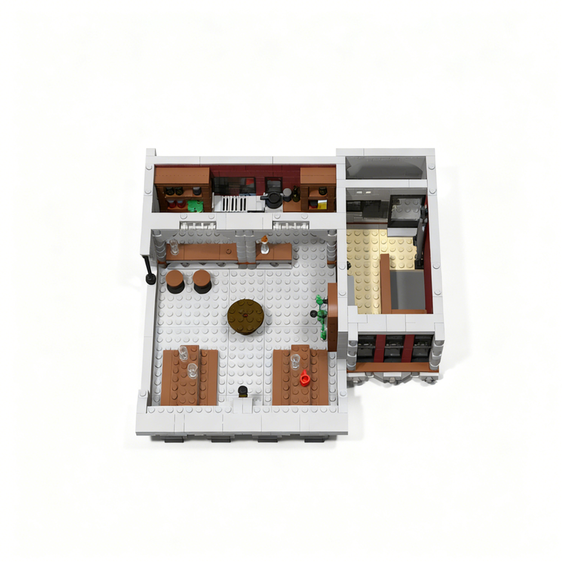 3517pcs MOC City Downtown Stor - Kids Education Store avaliação e preço