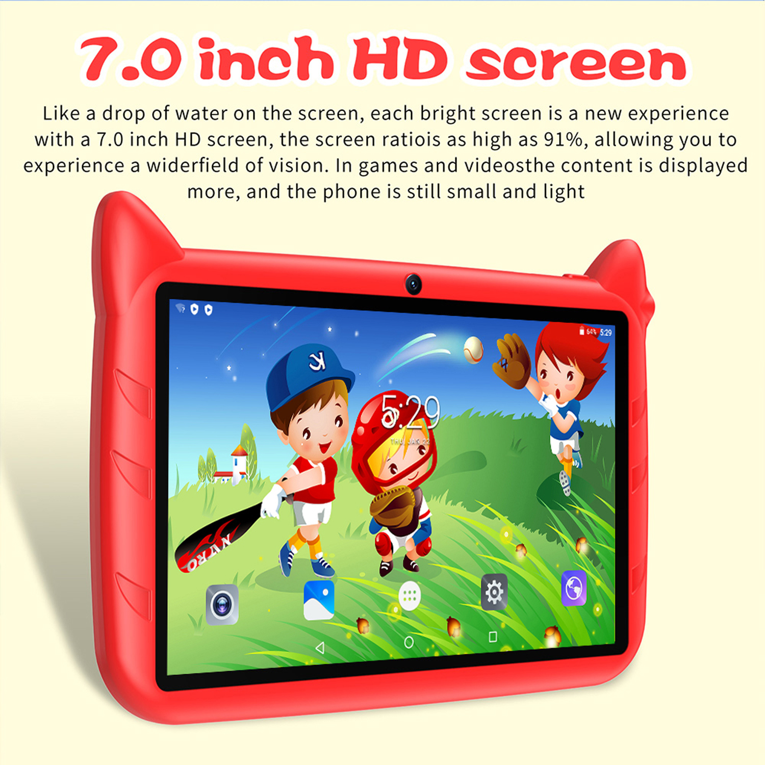 New Kids 7-inch Tablet Android - Kids Education Tablet avaliação e preço