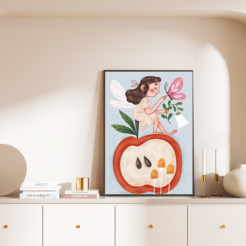Floral Alphabet Education Kid  - Kids Education Room avaliação e preço