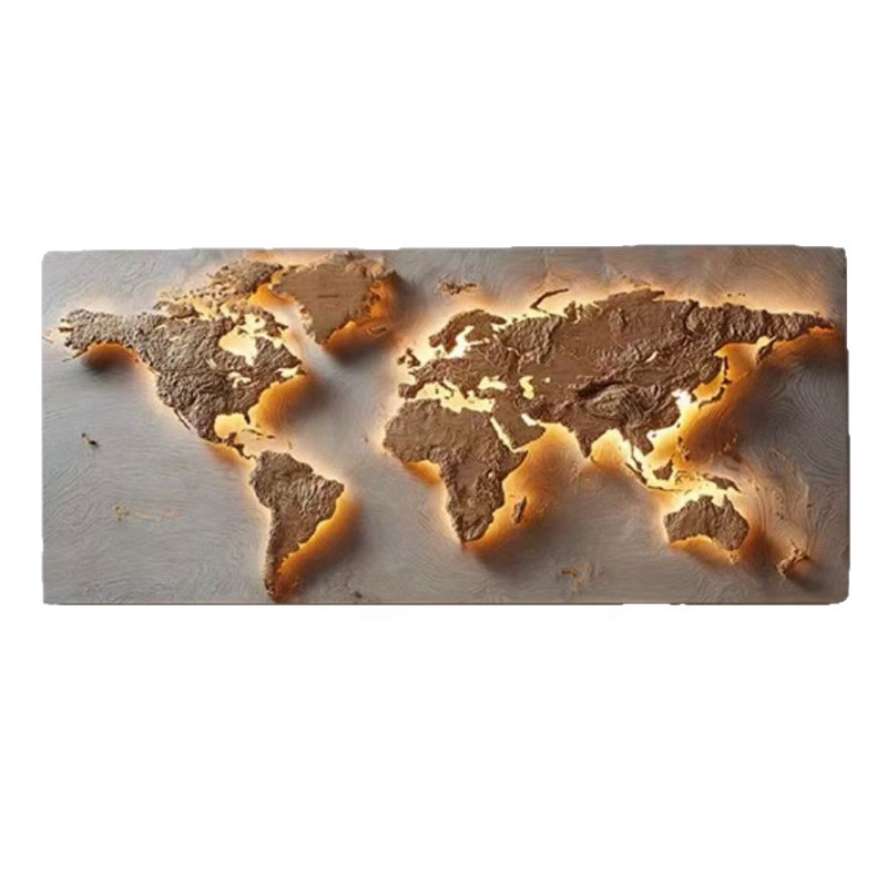 World map puzzle wall pendant  - Puzzle Map World avaliação e preço