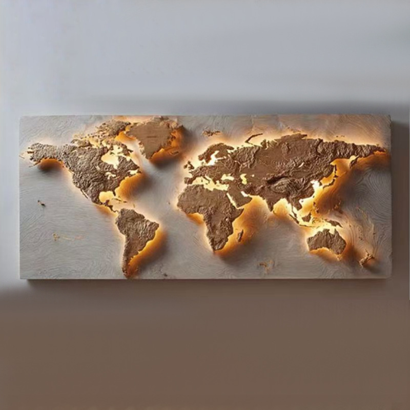 World map puzzle wall pendant  - Puzzle Map World avaliação e preço