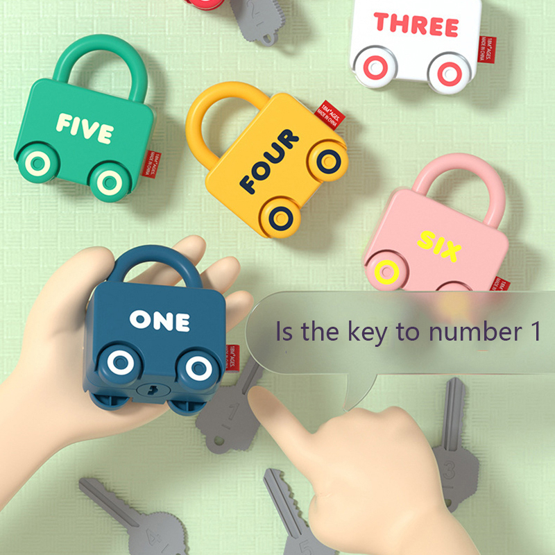 Baby Learning Lock with Key Ca - Kids Educational Game 3 avaliação e preço