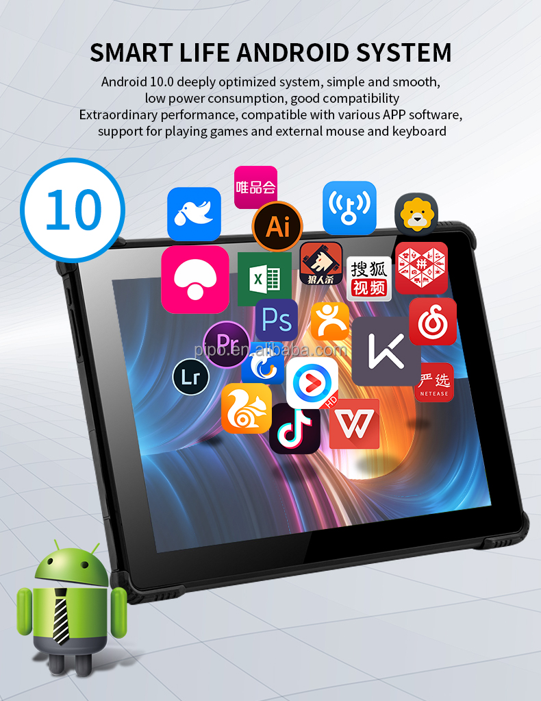 10Inch Slim Body Educational T - Kids Education Tablet avaliação e preço
