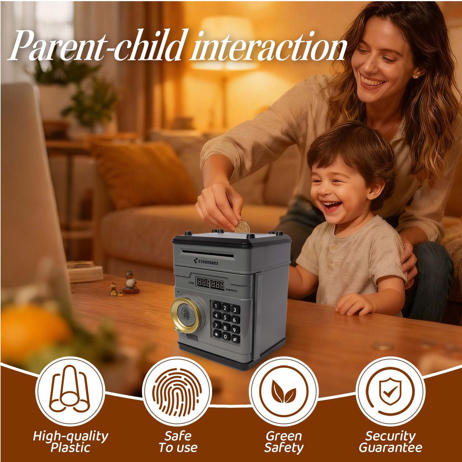 Electronic Money Bank Safe Box - Kids Education Savings avaliação e preço