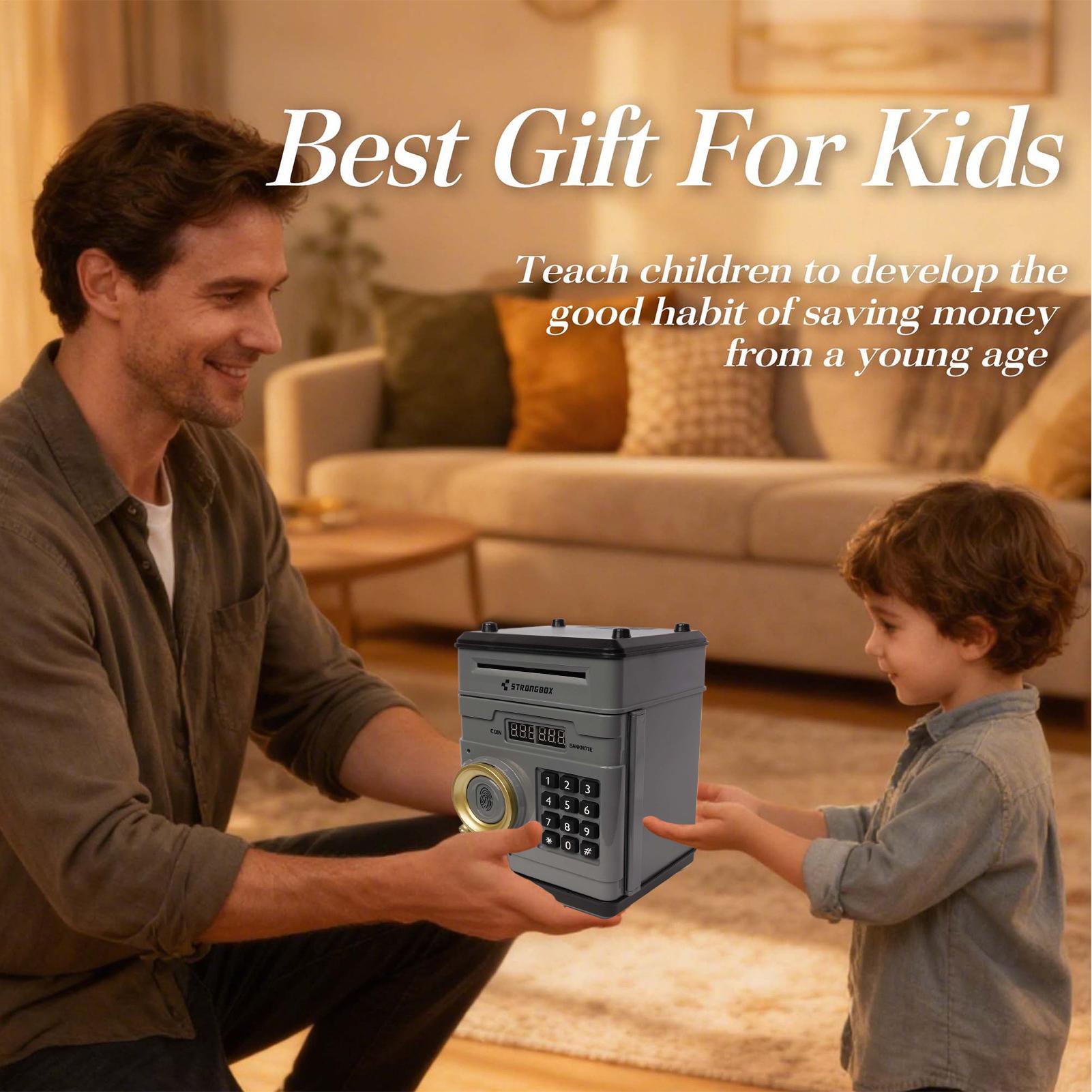 Electronic Money Bank Safe Box - Kids Education Savings avaliação e preço
