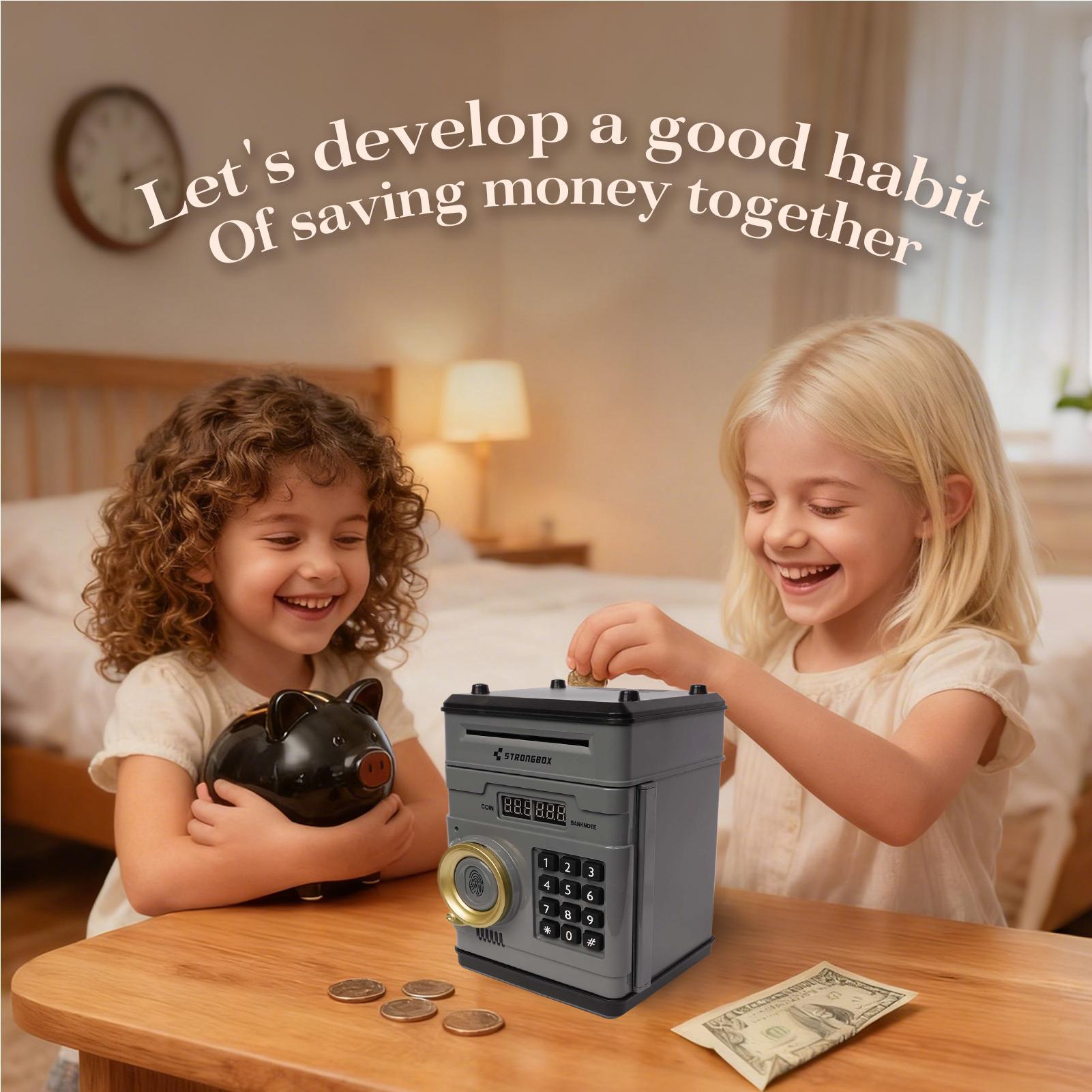 Electronic Money Bank Safe Box - Kids Education Savings avaliação e preço