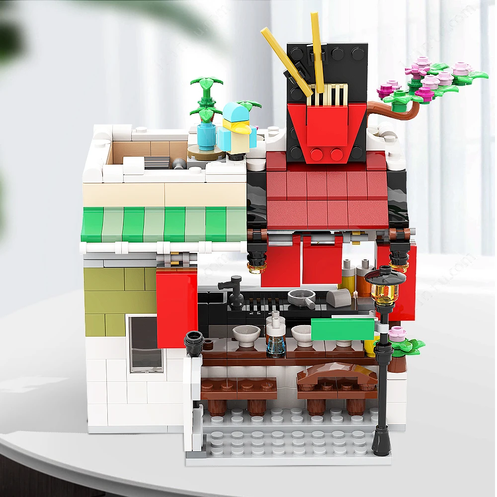 Gobricks MOC City Street View  - Kids Education Store avaliação e preço