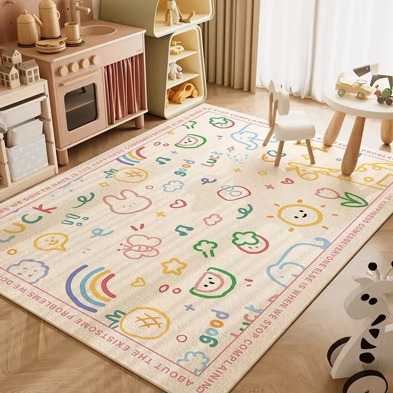 Cute Polka Dots Play Carpet Lo - Kids Education Room avaliação e preço