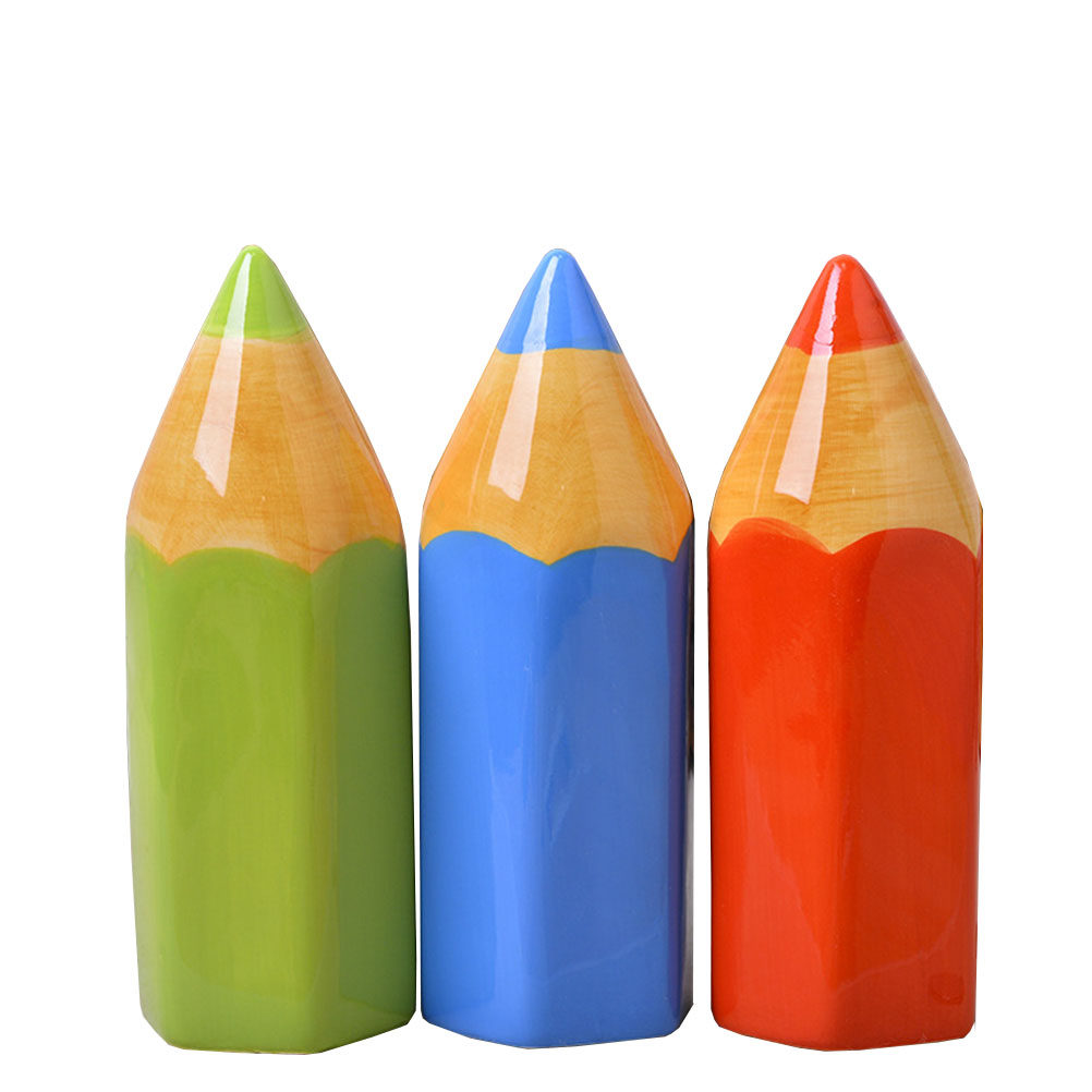 Ceramic Pencil Piggy Bank Kids - Kids Education Savings avaliação e preço
