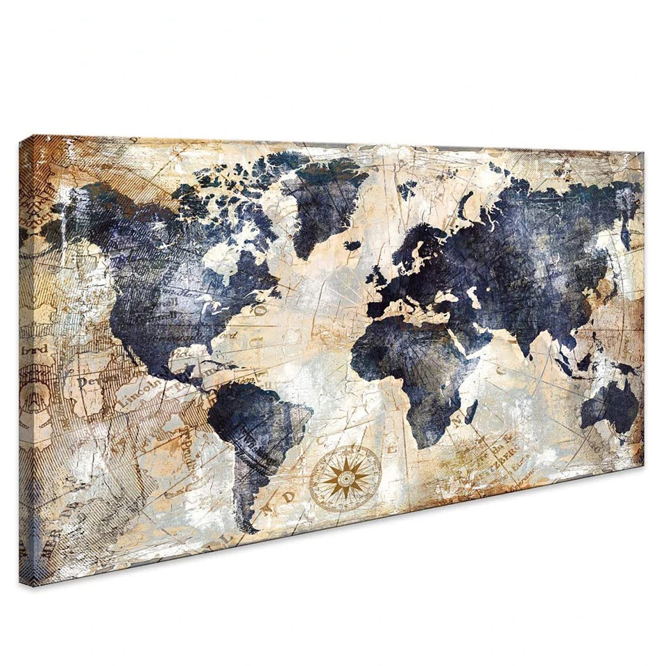5D Diy Diamond painting World  - Puzzle Map World avaliação e preço