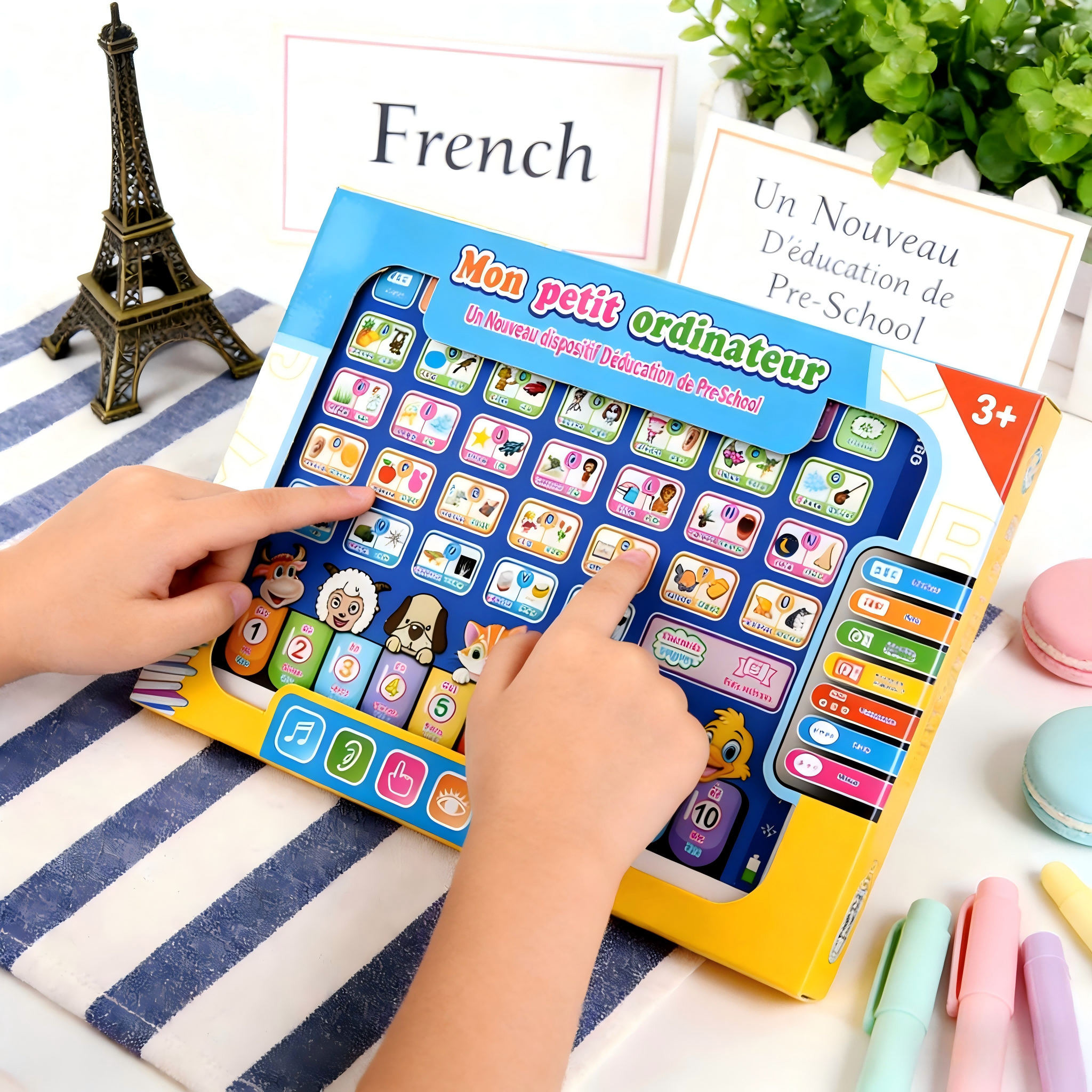 French-Arabic Bilingual Kids L - Kids Education Tablet avaliação e preço