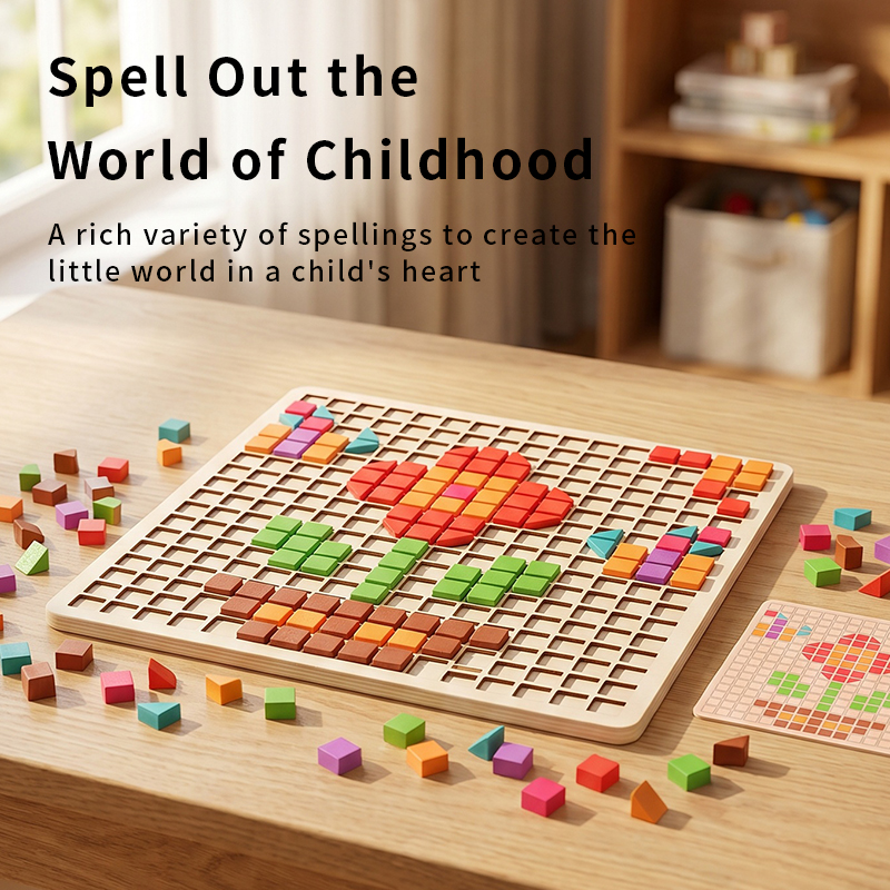 Wooden Logical Cube Puzzle - M - Kids Educational Game 3 avaliação e preço
