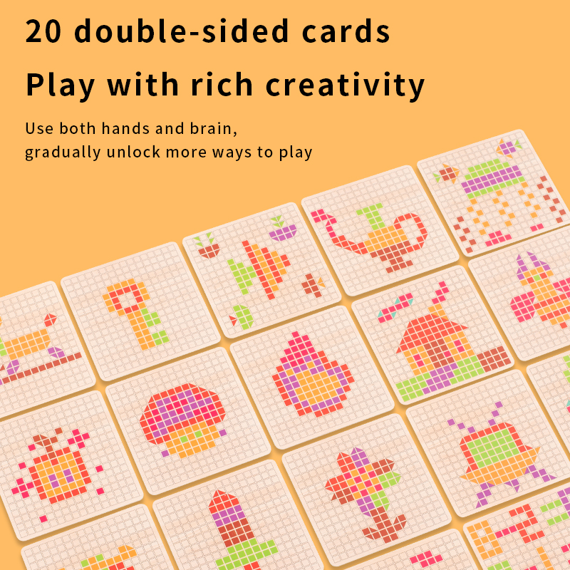 Wooden Logical Cube Puzzle - M - Kids Educational Game 3 avaliação e preço