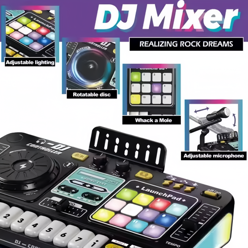 Simulation DJ Mixer Controller - Kids Education Bd avaliação e preço