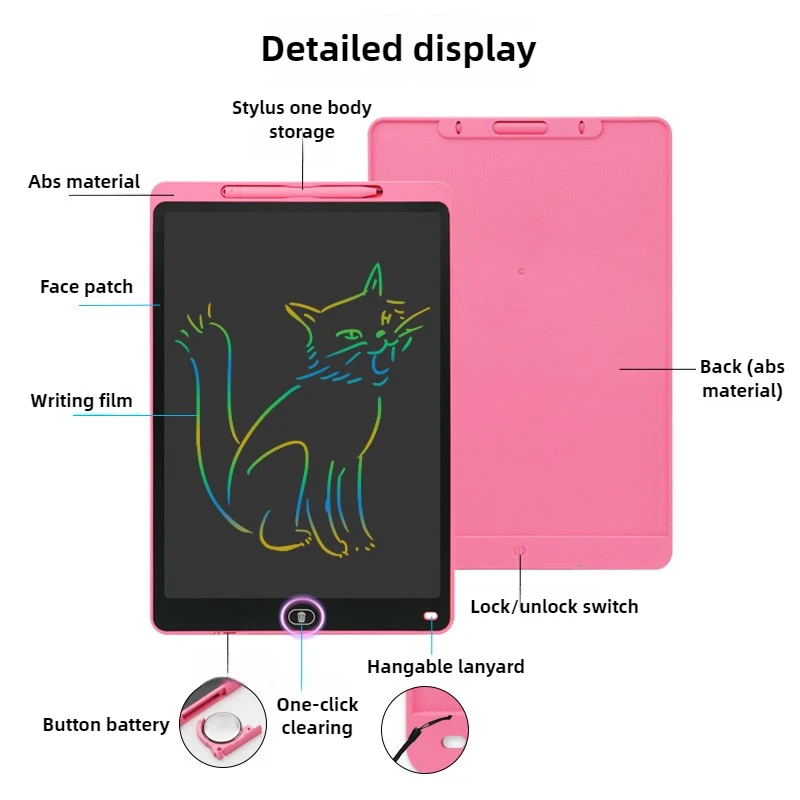 16/20inch LCD Drawing Board Wr - Kids Education Tablet avaliação e preço