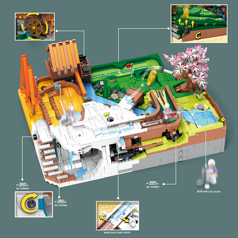 3022PCS MOC Golf Resort Course - Kids Education Courses avaliação e preço