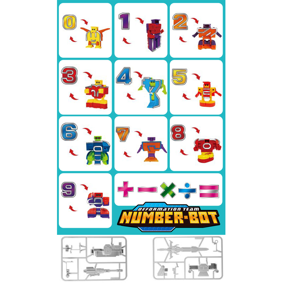 Number robot Toys, Digit Bots  - Kids First Education avaliação e preço
