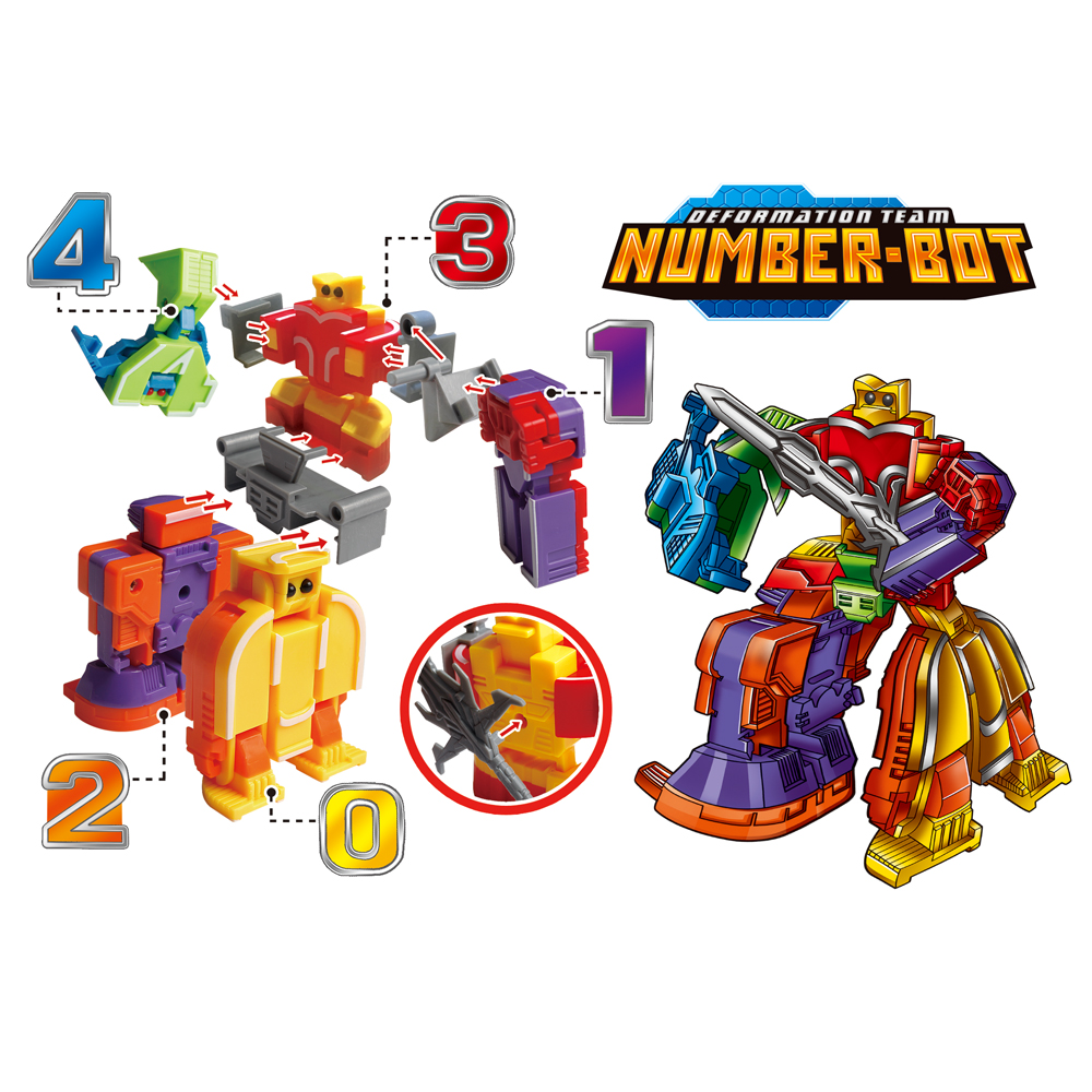 Number robot Toys, Digit Bots  - Kids First Education avaliação e preço